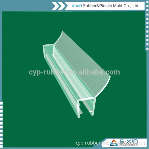 Glass door seal weather sealing strip/magnetic glass door seal strip/FLEXIBLE SHOWER DOOR MAGNETIC SEAL STRIP